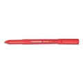Paper Mate Write Bros. Stick Ballpoint Pen, Medium 1mm, Red Ink/Barrel, PK12 3321131C